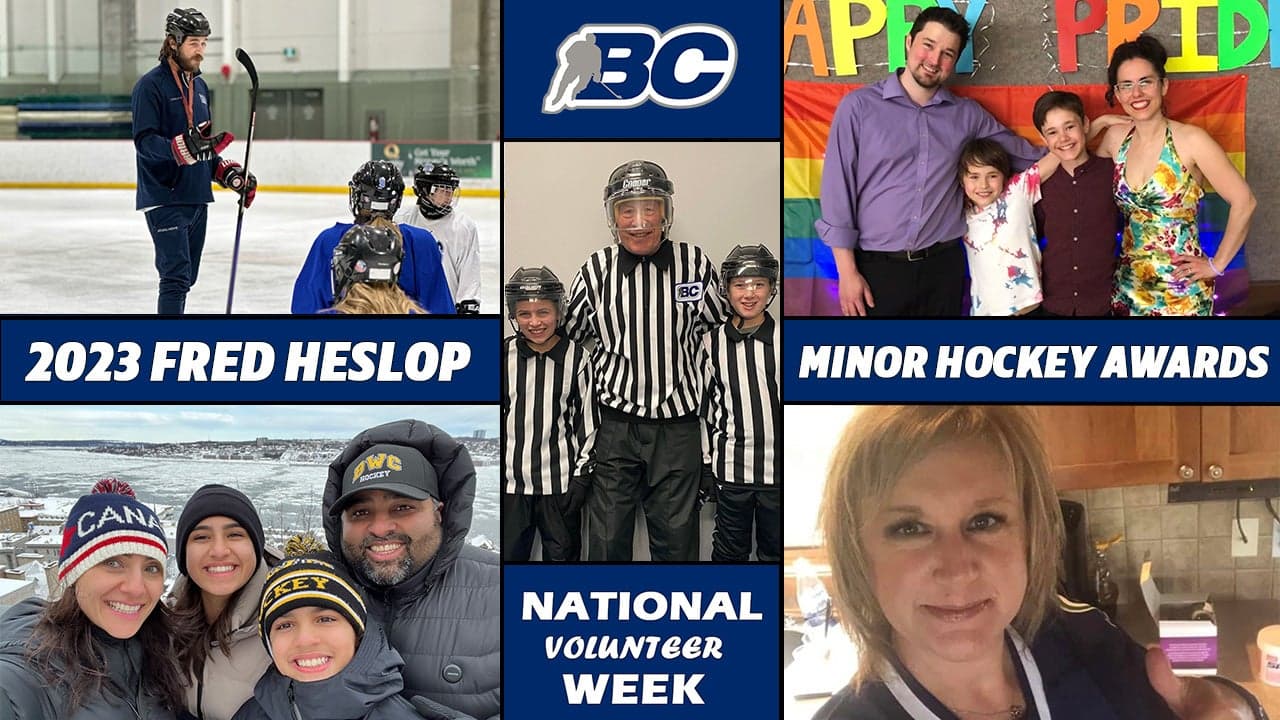 2023 FRED HESLOP MINOR HOCKEY AWARDS image