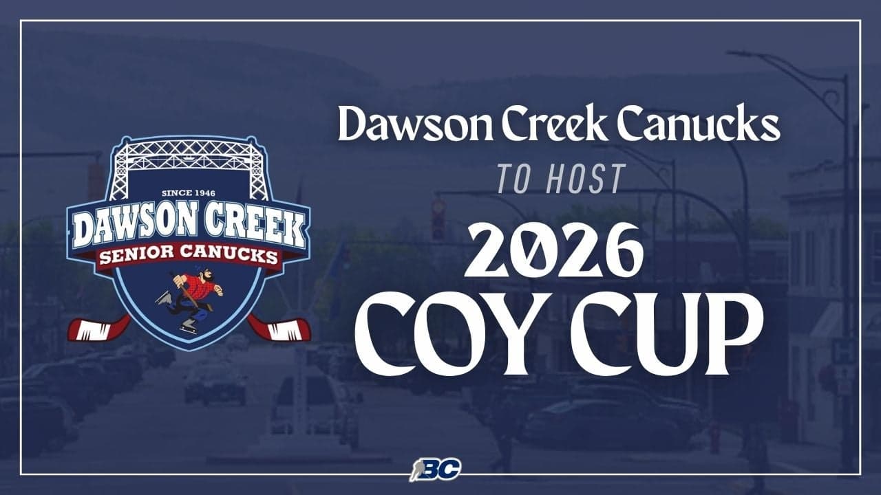 DAWSON CREEK CANUCKS TO HOST 2026 COY CUP image