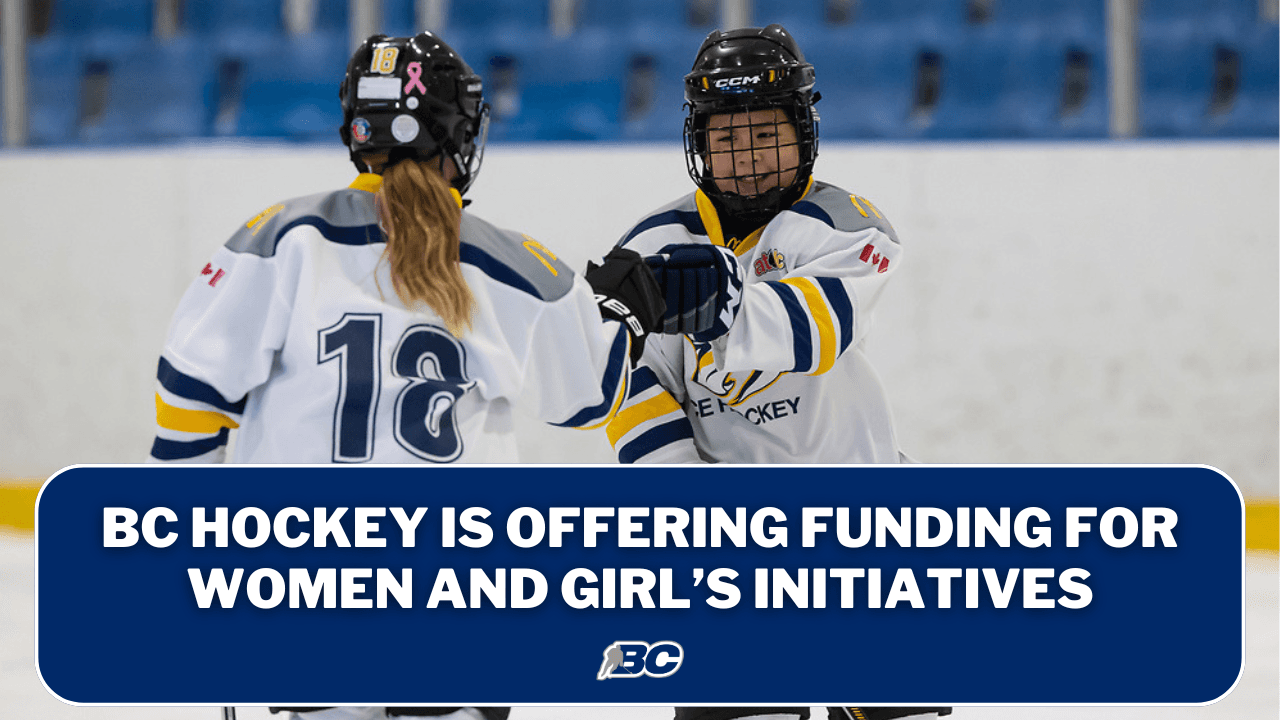 BC HOCKEY OFFERING FUNDING FOR WOMEN AND GIRL'S INITIATIVES image