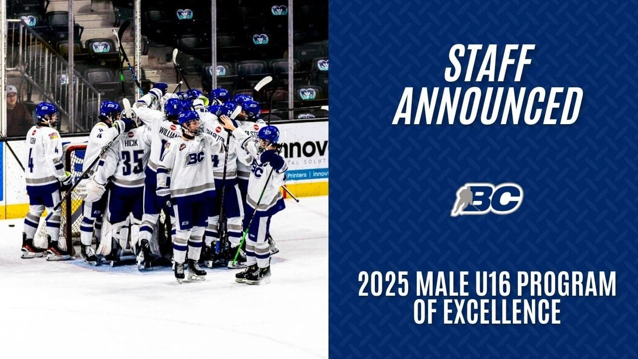 BC HOCKEY ANNOUNCES 2025 MALE U16 PROGRAM OF EXCELLENCE STAFF image