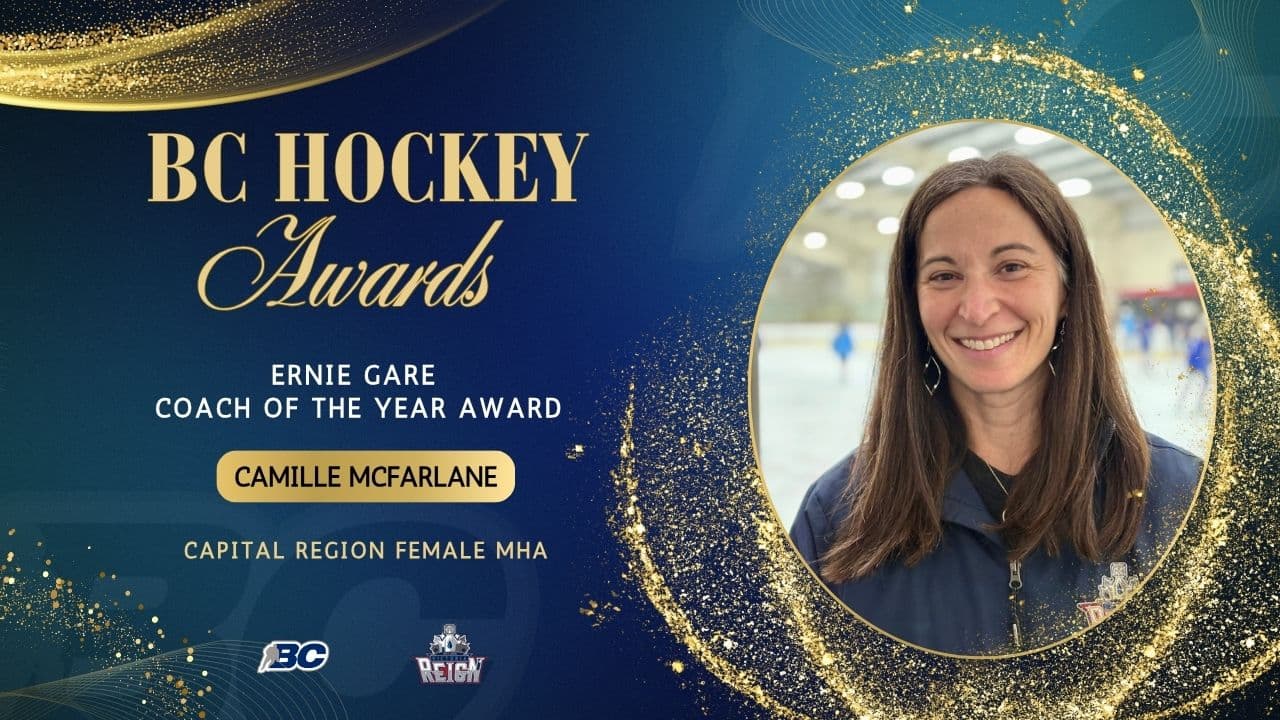 BC HOCKEY AWARDS: ERNIE GARE COACH OF THE YEAR AWARD - CAMILLE MCFARLANE image