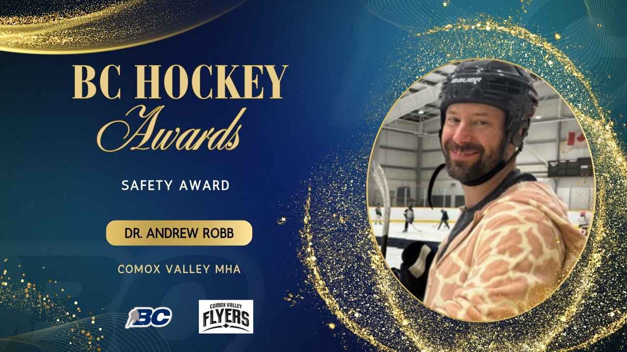 BC HOCKEY AWARDS: SAFETY AWARD - ANDREW ROBB image