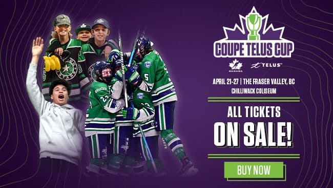 2025 TELUS CUP TICKETS ON SALE!  image