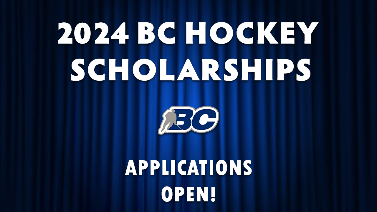 APPLICATIONS OPEN FOR BC HOCKEY SCHOLARSHIPS! image