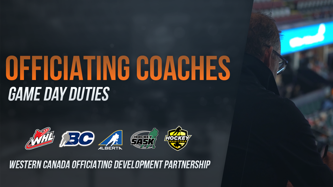 Western Canada Officiating Coaches Development Partnership - Game Day Duties image