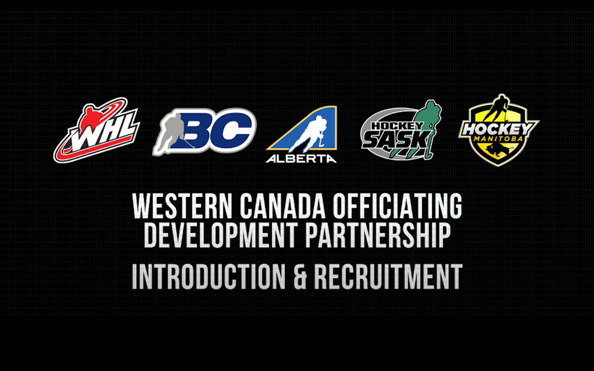 Western Canada Officiating Coaches Development Partnership - Introduction, Role & Recruitment image