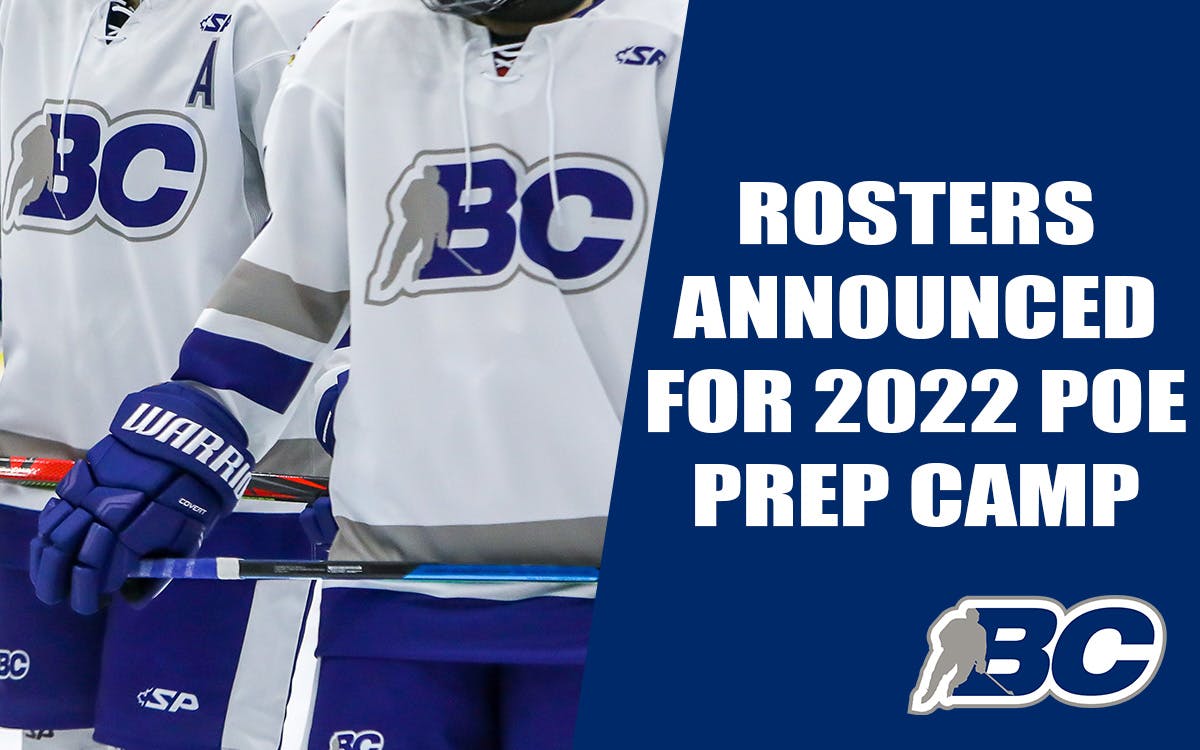 BC HOCKEY ANNOUNCES ROSTERS FOR PROGAM OF EXCELLENCE PREP CAMP image
